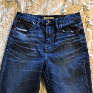 Madewell high-rise slim boy Jean denim